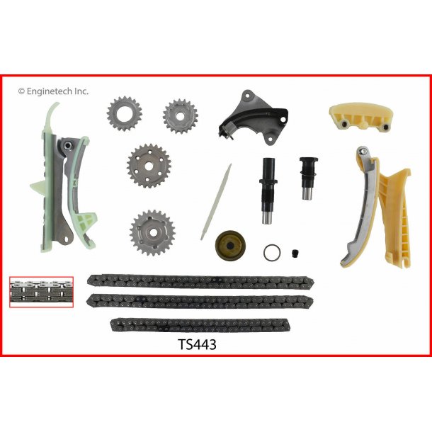 Kdest Ford 4.0 V6 u/balance aksel Motorkode E, K, N 1997 til 2010 (Enginetech TS443)