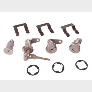 T�ndingsl�s, d�rl�se og bagklapl�s Ford Mustang 1967 til 1969 (s�t med 2 n�gler) C7AZ6222050MK