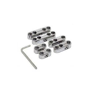 T�ndkabel holder fra Power Racing Company i poleret Aluminum til 8 og 9 mm. kabler (RPC R9570)