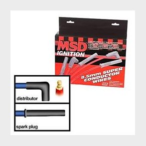 T�ndkabel s�t universal MSD 8.5mm Super Conductor Spark Plug Wire Sets 31369