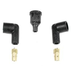 T�ndkabelboot s�t 90 grader universal sort 8mm. kabler  Accel 170050