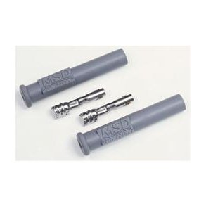 Tndkablerhtter i lige, st med 2 stk. (MSD Replacement Boots and Terminals 3301) MSD Ignition 