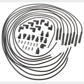 T�ndkabler komplet s�t 8 cyl. universal Ikke HEI t�nding Lige h�tter (23800 - 3800)