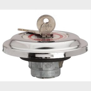 Tankd�ksel m/l�s chrome Ford, IH og Mercury 1970 til 1980 (Stant 10559)