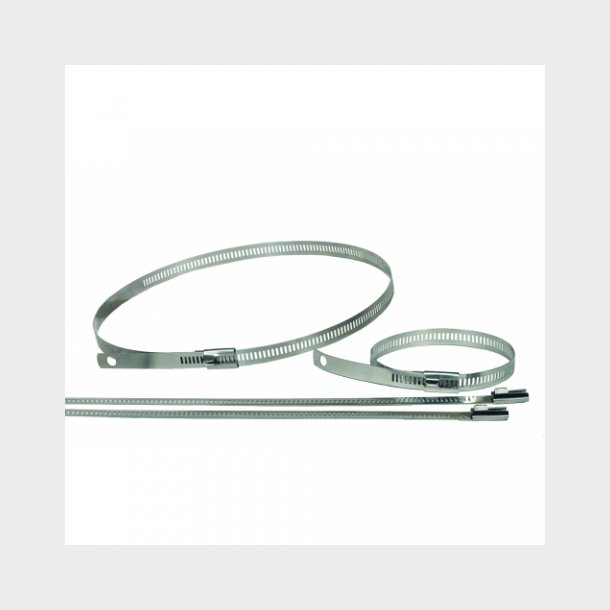Sp�ndeb�ndss�t til Thermo Tec Wrap/isolering af headers/udst�dning - s�ttet indeholder i alt 12 stk