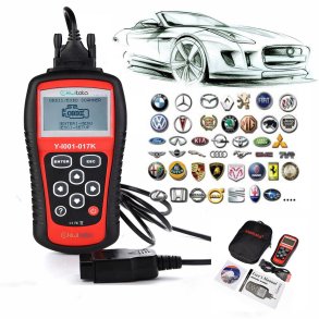 Tester OBD II til udl�sning af fejl-koder i fabrikatet KONNWEI MS509 KW808 Auto OBD2 Scanner Car OBD
