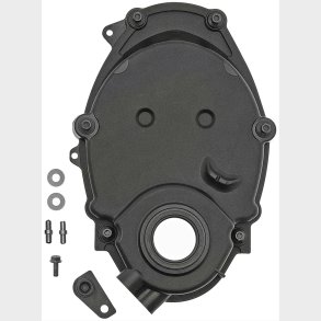 Timing cover sort med pakning og pakd�se Chevrolet 4,3 V6 1995 til 2007 (Dorman 635502) Timing Cover