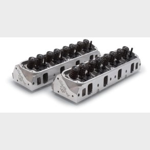 Topstykker Ford S/B 289, 302 & 351 Windsor motor fra �rgang 1963 til 2001. S�t m/2 stk Edelbrock E-205 Cylinder Heads 5028