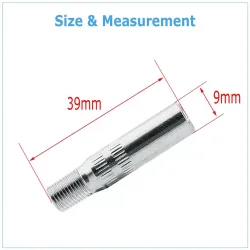 D�k ventil forl�nger 39 mm. Metal Tire Wheel Valve Extension Extender Cap Stem