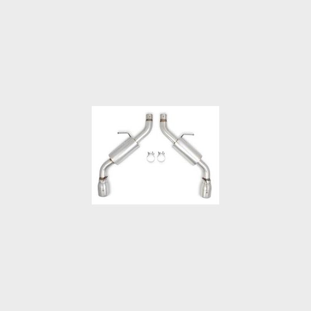 Udst�dning bag rustfri st�l Chevrolet Camaro 2,0 &amp; 3,6 fra 2016-2018, Flowtech 51605FLT