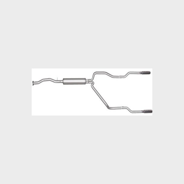 Udst�dningss�t 'split/dual' Chevrolet C/K 5,0 V8 &amp; 4,3 V6 1996 til 1999 (Gibson 65528) 