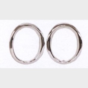 Udst�dningsring chrome Ford Mustang 1965 til 1966 (Mac&acute;s 6438451 - 4438451 - Ford C5ZZ-5C299-AR)