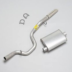 Udstdningsst fra kat og bagud. Jeep Wrangler 2,5 &amp; 4,0 1997 til 2000 (Dynomax 17345)