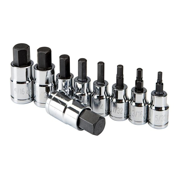 Umbraco topngle 3/8" st i tommer 9 dele (Pit 67884 - 93203)