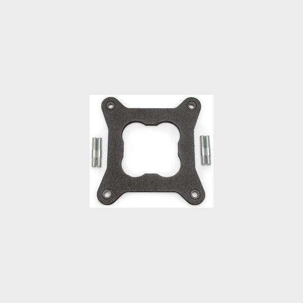 Universal pakning/varmeplade mel. karburator &amp; 4 portet indsug, passer til Square Bore Edelbrock