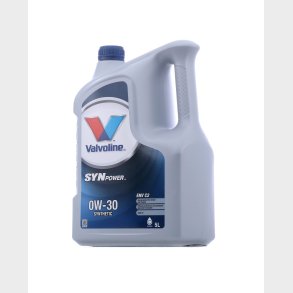 Valvoline Motorolie SynPower 0W30 Fuldsyntetisk 5 liter (DK881636)