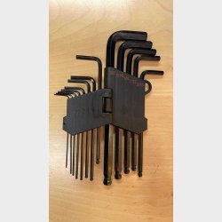 V�rkt�j, Umbracon�gle s�t i tommer med 13 dele (94595) SAE Ball End Hex Key
