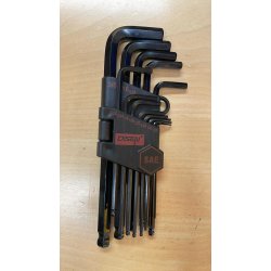 Vrktj, Umbracongle st i tommer med 13 dele (94595) SAE Ball End Hex Key