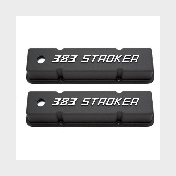 Ventild�ksel Alu Sorte, Chevrolet 383 (RPC R7617)