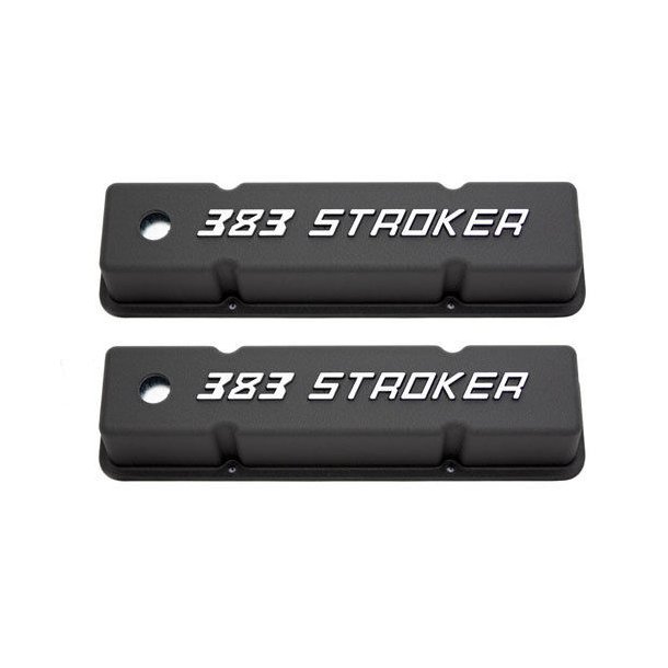 Ventildksel Alu Sorte, Chevrolet 383 (RPC R7617)