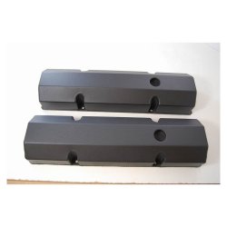 Ventildksel Alu/svejst Black Wrinkle Chevrolet S/B (RPC R6145bk)