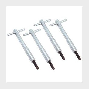 Ventild�ksel bolts�t chrome med 1/4