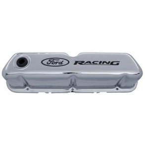 Ventildksel chrome st m. 2 stk. Ford S/B (Proform Ford Racing 302-071)