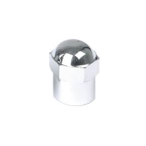 Ventilhtte i chrom  (17-493p)  Chromed Plastic Hex Valve Cap 