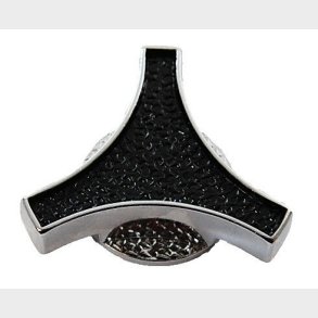 Vingem�trik til luftfilter med 3 vinger i chrom/sort (RPC R2180) 