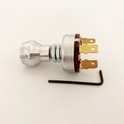 Viskerkontakt universal 2 hastigheder (010640568425) universal 2 speed wiper switch w aluminum knob