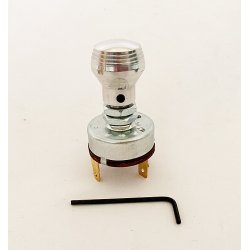 Viskerkontakt universal 2 hastigheder (010640568425) universal 2 speed wiper switch w aluminum knob