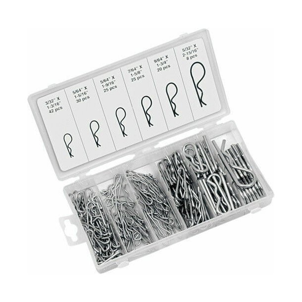 Hrnle clips / Hair pin 150 stk. i forskellige strrelser (Performance Tool W5210)