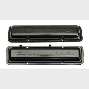 Ventild�ksler s�t med 2 stk. sort Chevrolet S/B 1958 til 1986 (AMD W-541)