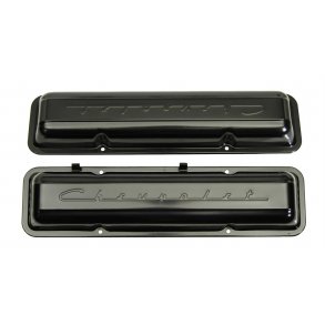 Ventildksler st med 2 stk. sort Chevrolet S/B 1958 til 1986 (AMD W-541)