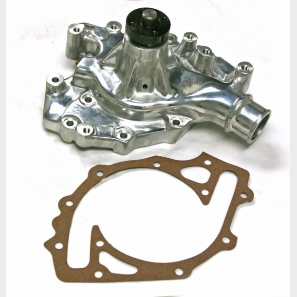 Vandpumpe Poleret alu. Ford FE V8 429 / 460 B/B 1969 til 1992 (WP9211P)