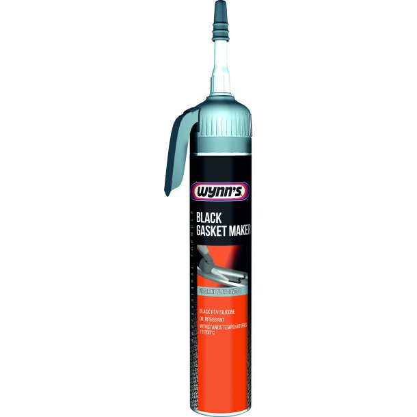 Wynn's Black Gasket Maker (Aerosol) Fleksibelt hjtemperaturbestandigt pakningsmateriale.