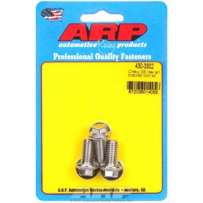 Boltst poleret rustfri stl generator beslag Chevrolet S/B & B/B (ARP 430-3302)