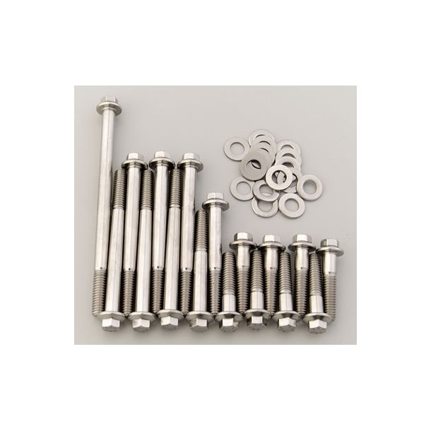 Boltst timing cover og vandpumpe til Ford ARP RUSTFRI (454-1502)