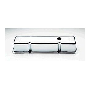 Ventildksel chrome st m. 2 stk. Chevrolet S/B (RPC R9215 - Mr. Gasket 9801)