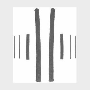 Krumtapspak. s�t Buick, Olds & Pontiac V8 1953 til 1990 (VC JV742 - BS130442)