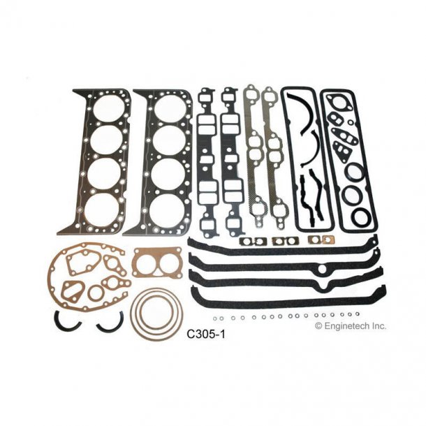 Komplet pakningss�t Chevrolet 305 V8 (Enginetech C305-1 - Felpro KS2619)