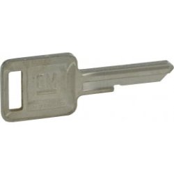 GM Key blank, Square ore Oval 1968-1982
