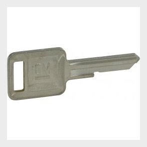 GM Key blank, Square ore Oval 1968-1982