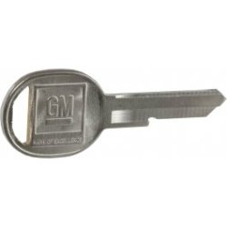 GM Key blank, Square ore Oval 1968-1982