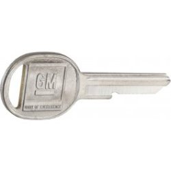 GM Key blank, Square ore Oval 1968-1982