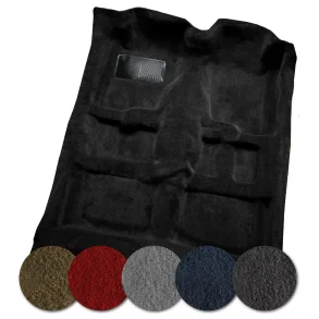 Gulvtppe sort Ford Mustang 2010 til 2014, Carpet Kit For 2010-2014 Ford Mustang Coupe or Convertib 