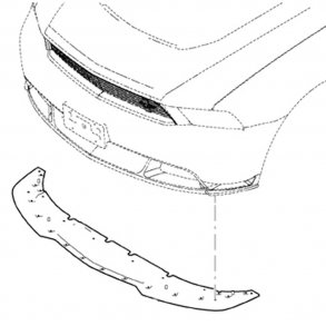 Splitter / frontspoiler Mustang 2010 til 2012 (Pony Parts FS43)
