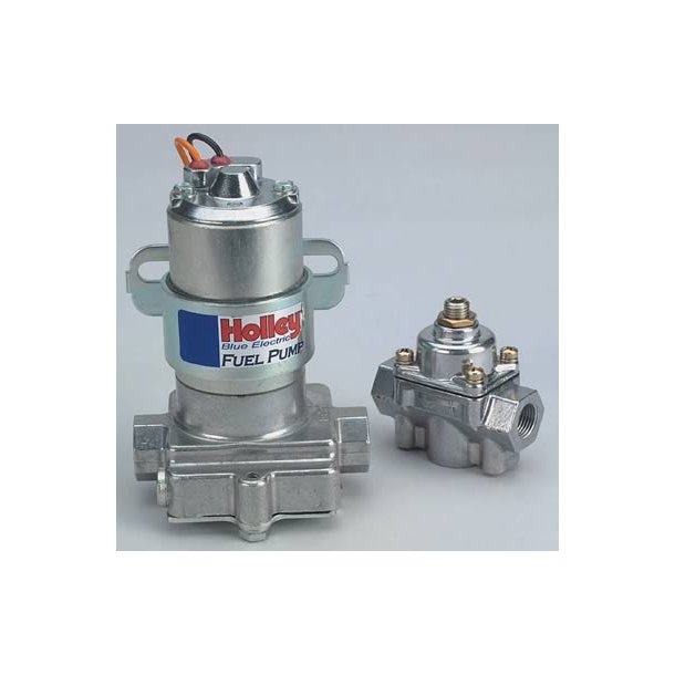 Benzinpumpe universal elektrisk Holley incl. regulator 110 gph 14 psi - bl  (Holley 128021)