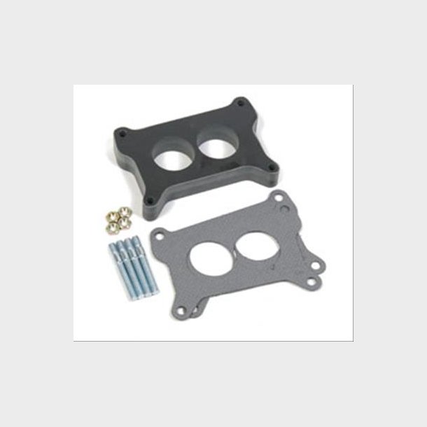 Adapter/Spacer kit mel. indsug. &amp; karburator 2 port. h�jde 1" = 25,4 mm. (Holley 17-72)
