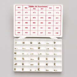 Dysest (72 stk.) til Holley karburatorer, fra strrelse nummer 64 til 99 'Metring Jets'